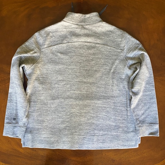 All In Motion sweatshirt pullover long sleeve mock neck Gray White XXL - Picture 8 of 13